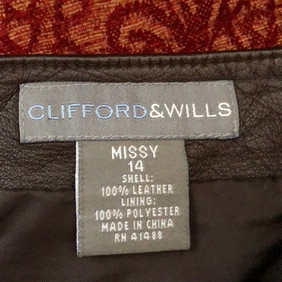 clifford and wills Skirts Leather Skirt Clifford And Wills Ax 4